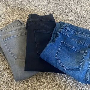 Women's Jeans in Blue, Black, and Gray